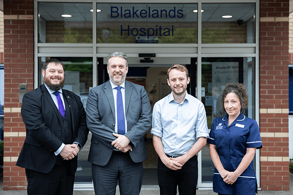 Milton Keynes MP Chris Curtis Visits Blakelands Hospital