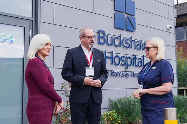 MP Paul Foster Visits Buckshaw Hospital