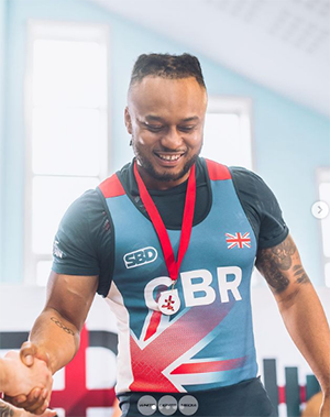 Fitzwilliam’s Physiotherapist Ashley is selected for Team GB at the World Bench Press Championships 