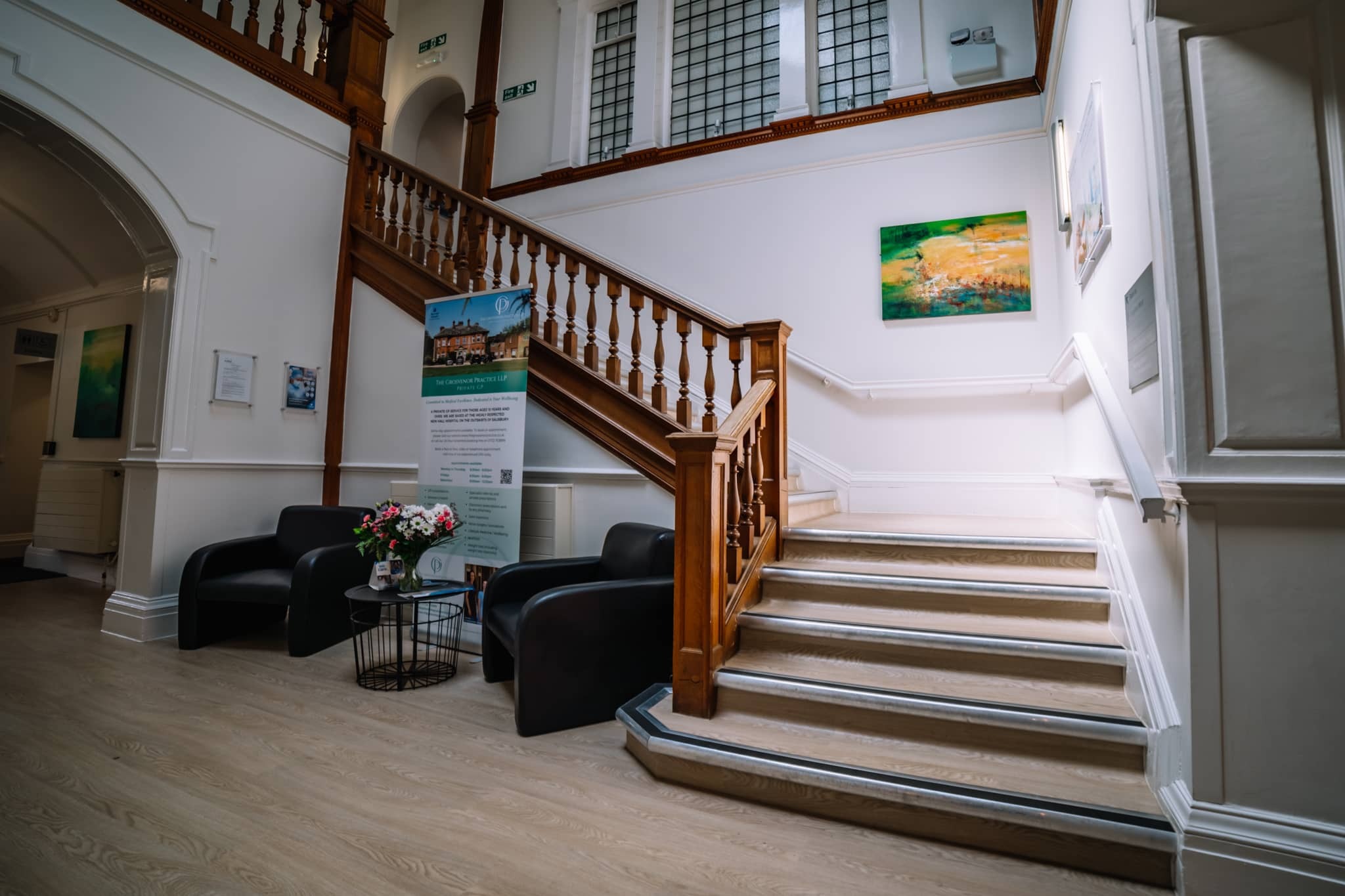 New Hall Hospital Staircase